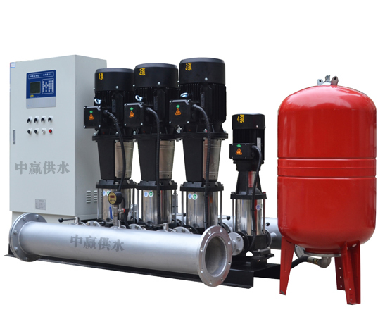 變頻恒壓供水系統(tǒng)主要由PLC、變頻器、觸摸屏、壓力變送器、動力及控制線路以及泵組組成